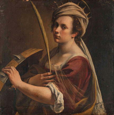selfportrait as saint catherine of alexandria